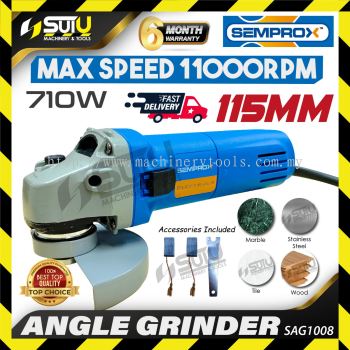 SEMPROX SAG1008 115MM Angle Grinder 710W