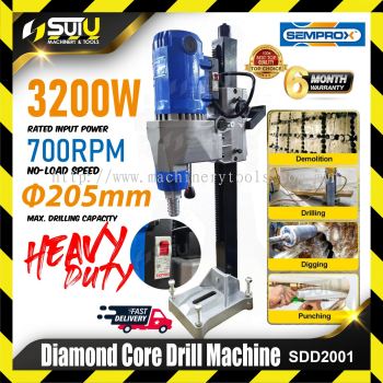 SEMPROX SDD2001 Diamond Core Drill Machine 3200W 700RPM