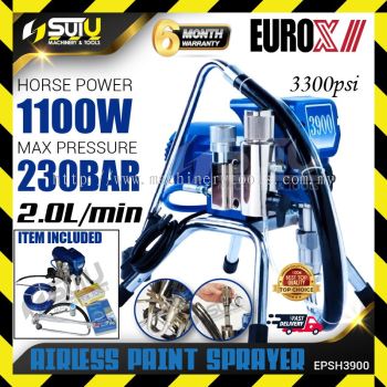 EUROX EPSH3900 230Bar Airless Paint Sprayer 1100W