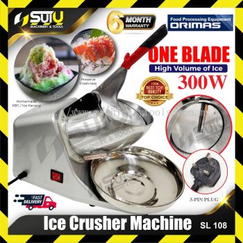 ORIMAS SL108 / SL 108 Single Blade Ice Crusher Machine 300W