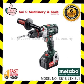 METABO SB18 LTX BL I Impact Drill LT, BL I 60N.m, 16mm 18V (Masonry) 602352500