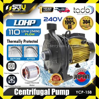 TADO YCP-158 / YCP158 1HP Centrifugal Pump 0.75kW