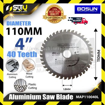BOSUN MAP110040L 4" 40 Teeth Aluminum Saw Blade