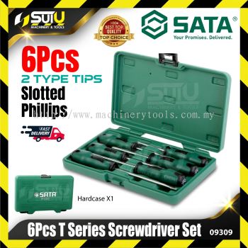 SATA 09309 6 PCS T-series Combination Screwdriver Set