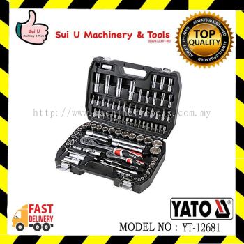 Yato YT-12681 Professional Tool Socket Set 1/2" 1/4" 94pcs