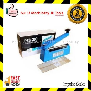 PFS-200 / PFS200 8"/200MM Impulse Sealer (Blue)