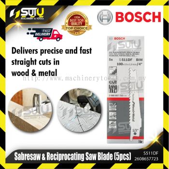 BOSCH 2608657723 (S511DF) Sabresaw & Reciprocating Saw Blade (5 pcs)