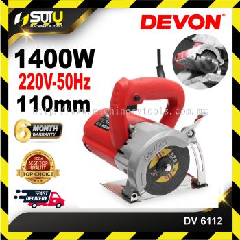 DEVON 6112 1400W 110mm Multifunctional Wood Stone Tile Cutting Machine Marble Slotting Saws