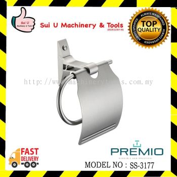 Premio SS-3177 Toilet Roll Holder (Silver)