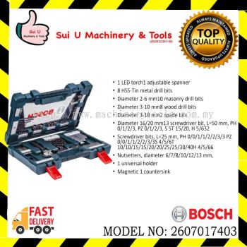 Bosch 2607017403 83pcs V-line Set Bits Set
