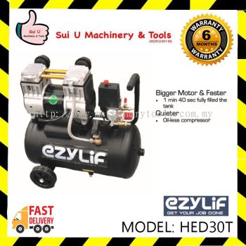 EZYLIF HED30T 1.3HP Oil-Less Air Compressor 24litre