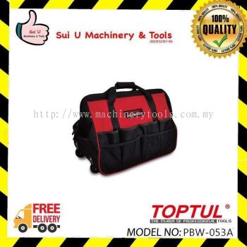 TOPTUL PBW 053A Tool Bag w/ Wheel & Telescoping Handle