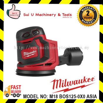 MILWAUKEE M18 BOS125-0X0 ASIA M18™ 125MM Orbit Sander (SOLO - NO BATTERY & CHARGER)