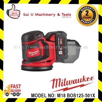 MILWAUKEE M18 BOS125-501X / BOS125-501B M18™ 125MM Orbit Sander