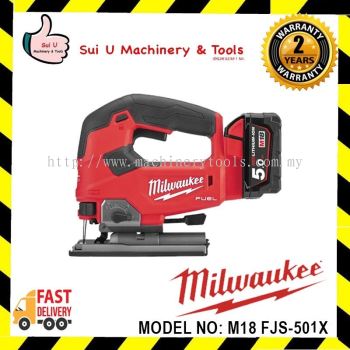 Milwaukee M18 FJS-501X / FJS-501B Fuel Top Handle Jigsaw c/w Battery 5.0Ah