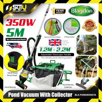 BLAGDON Pond Monsta / Pond Vacuum with Collector - The Ultimate pond cleaning system 350W