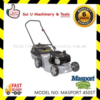 MASPORT MaxiCatch 450ST Petrol Lawn Mower C/W B&S Engine 450E Series 125cc