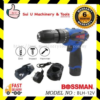 BOSSMAN BLH-12V Li-Ion Cordless Impact Drill Power Tools