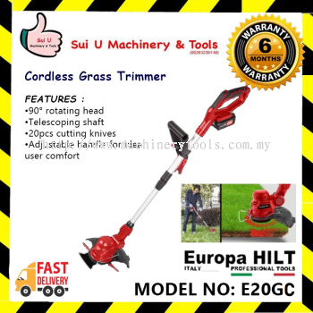 Europa Hilt E20GC 20v Cordless Grass Trimmer (SOLO - Without Battery & Charger)
