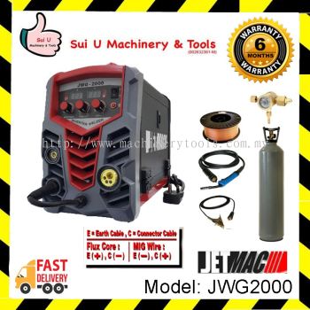 Jetmac JWG2000 MIG Inverter Welder Welding Machine with CO2 Gas and Welding Wire