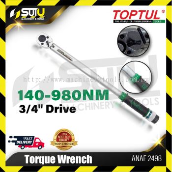 Toptul ANAF2498 3/4" Torque Wrench  140-980Nm