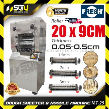 FRESH MT-25 / MT-25 (SS) Dough Sheeter & Noodle Machine 1.5kW (1.5 / 2 / 3MM)