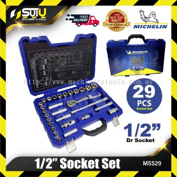 MICHELIN MSS29 29PCS 1/2" Dr.Socket Set 6503510050