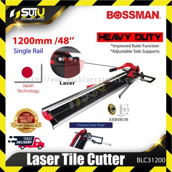 BOSSMAN BLC31200 Manual Laser Tile Cutter 1200mm w/ Single Rail