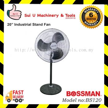 BOSSMAN BS120 20" Industrial Stand Fan 160W