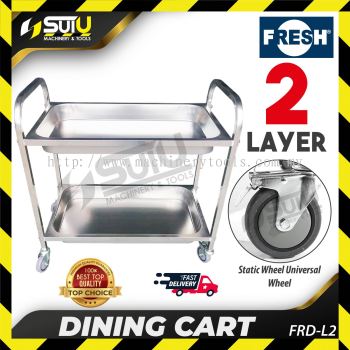 FRESH FRD-L2 / FRDL2 2 Layer Dining Cart 