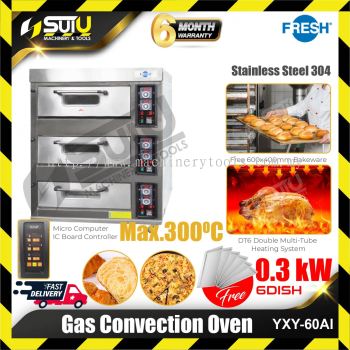 FRESH YXY-60AI 3 Layers Gas Convection Oven 0.3kW