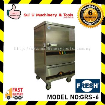 FRESH GRS-6 2.8kpa 6 Layer 1 Door Gas Steamer Cooking Equipment