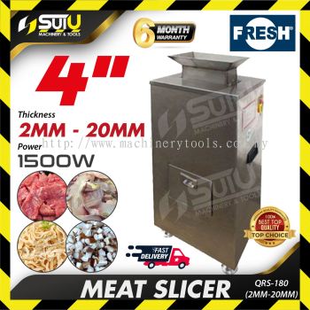 FRESH QRS-180 / QRS180 4" Semi Auto Meat Slicer 1.5kW (2/3/5/8/10/15/20MM)