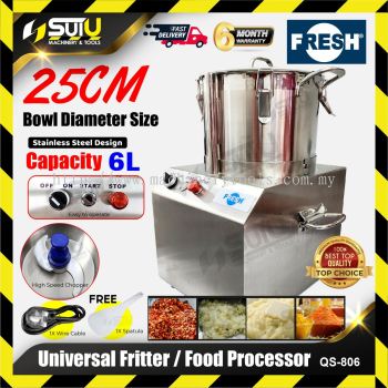 FRESH QS-806 / QS806 6L Universal Fritter / Food Processor 1.1kW