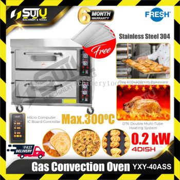 FRESH YXY-40ASS 2 Layers Gas Convection Oven 0.2kW