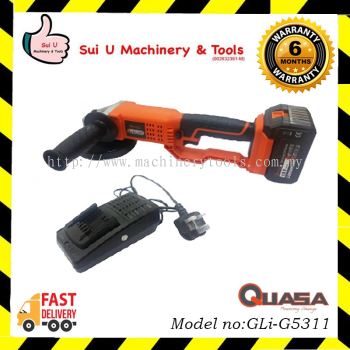 QUASA GLi-G5311 18V Samsung Li-ION 4" Cordless Grinder