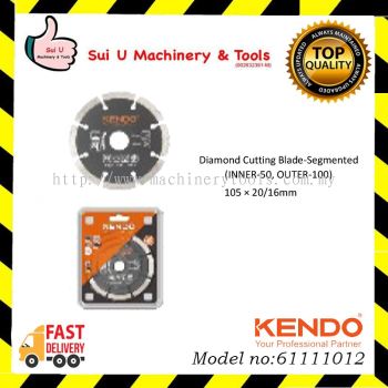 KENDO 61111012 Diamond Cutting Blade-Segmented (INNER-50, OUTER-100)