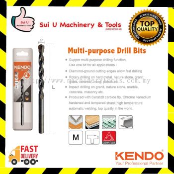 KENDO Multi-Purpose Drill Bit with Ceratizit Carbide Tip (70MM-160MM)