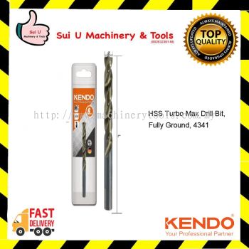 KENDO HSS Turbo Max Drill Bit Fully Ground 4341 (34MM - 151MM)