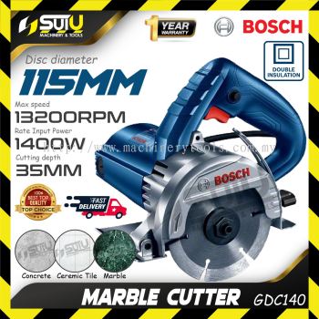  BOSCH GDC140 / GDC 140 115MM Marble Cutter 1400W