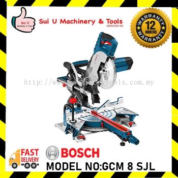 BOSCH GCM 8 SJL / GCM8SJL Professional Slide Mitre Saw Heavy Duty 1600W (0601B191L0)