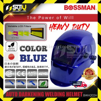 BOSSMAN BWH202H Auto Darkening Welding Helmet (Blue)