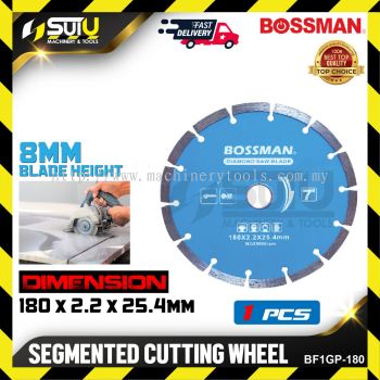BOSSMAN BF1GP-180 7" / 180MM Segmented Cutting Wheel