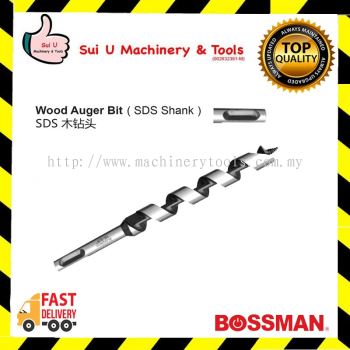 BOSSMAN BSD14/ 516 / 38/ 716 / 12 / 916 / 58 / 1116 / 34 / 78 /1 1/4 - 1 inches Wood Auger Bit SDS Shank