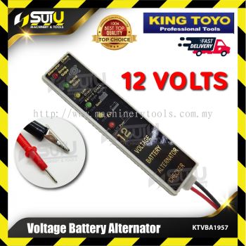 KING TOYO KTVBA-1957/ KT-1957 12 VOLTS Voltage Battery Alternator