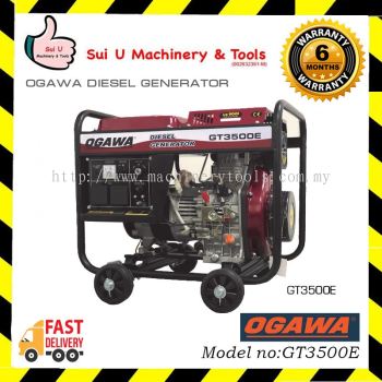 OGAWA GT3500E DIesel Generator Class E Single Phase 2.8KVA With Wheels