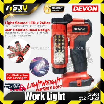 DEVON 5521-LI-20 20V LED Work Light (SOLO)