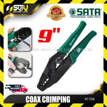 SATA 91104 Crimping Pliers for Coaxial Terminals 9inch