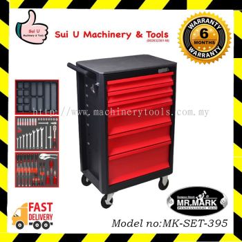 MR. MARK MK-SET-395 61pcs 6-Drawer Trolley Tools Set