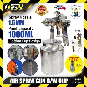 SUMO KING SG15 1.5MM 1000ML Air Spray Gun c/w Cup